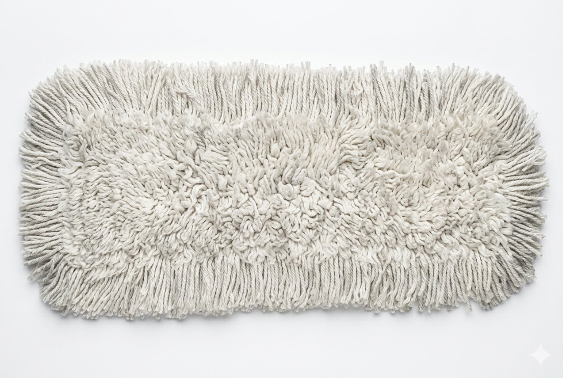 Kleensco Dry Mop Super refill Acrylic white