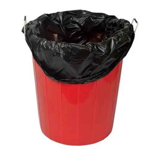Kleensco - Super /Captain Reprocessed Garbage Bag - Black ( 30Pcs Per Roll ) 19 x 21